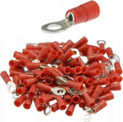 Produktbild von Isolierter Ringkabelschuh 1/5 rot (100 Stk.)