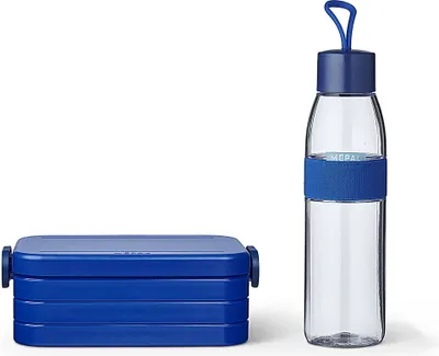 Produktbild von Mepal - Geschenk-Set für Unterwegs (Lunchbox Take a Break + Trinkflasche) - Vivid blue