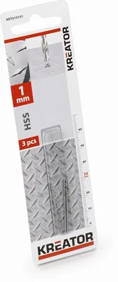 Immagine prodotto di Punta per metallo HSS Ø 1x34mm - 3 pezzi