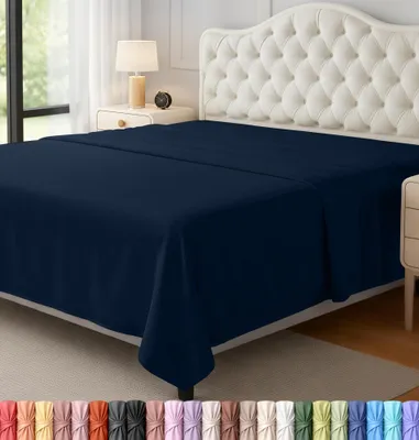 Image de Draps Utopia Bedding, en microfibre douce et brossée, non rétrécissants et
