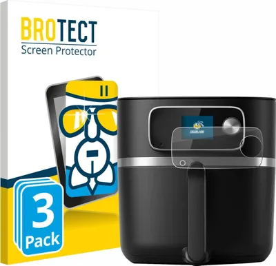 Produktbild von 3x BROTECT Schutzglas für Philips Airfryer HD9880/90 Schutzfolie Panzer Folie Glas Display Schutz klar