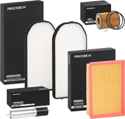 Produktbild von RIDEX Filterset Inspektionspaket Filtersatz für BMW 7 (E38)