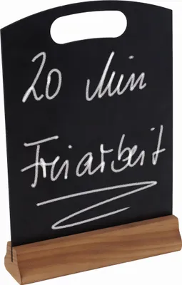 Produktbild von Tisch-Tafel A4 mit Standfuß und Grifföffnung