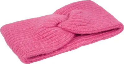 Produktbild von styleBREAKER Damen Strick Stirnband mit Twist Knoten und Rippenmuster einfarbig, warmes Winter Haarband, Headband 04026072