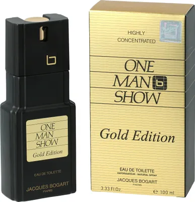 Obrázek produktu pro Jacques Bogart One Man Show Gold Edition - toaletní voda 100 ml s rozprašovačem