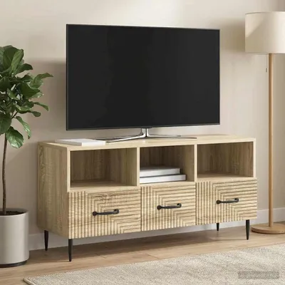 Obrázek produktu pro vidaXL TV skříňka Sonoma dub 102 x 34,5 x 50 cm dřevotřísková deska
