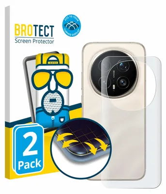 Produktbild von 2x BROTECT Fullscreen Schutzfolie für Honor Magic 8 Pro (Rückseite) Displayschutz Folie Fullcover Matt Entspiegelungsfolie