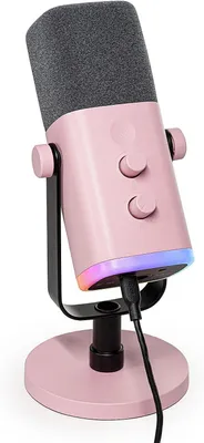 Produktbild von USB/XLR Dynamisches Mikrofon für Streaming & Podcast, Gaming PC Mikrofon mit RGB,Stummschalttaste,Gain-Regler,Kopfhöreranschluss für PS4/5,Mac & Mixer