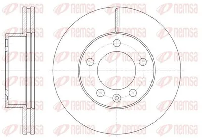 Produktbild von 2x REMSA Bremsscheibe 61475.10 vorne für OPEL Movano B Kastenwagen (X62) 302mm