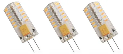 Produktbild von Spectrum G4 LED Stecklampe 2W 165lm 3000K Warmweiß 12V 3 Stück