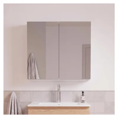 Produktbild von WILL 60 cm Badezimmerschrank mit Doppeltür und Spiegel