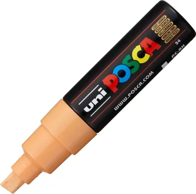 Productafbeelding van uni-ball Pigmentmarker POSCA PC-8K, lichtoranje