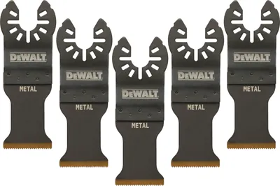 Image de Jeu de 5 lames pour métal DEWALT DT20727-QZ - 30x43mm - pour multi-cutter