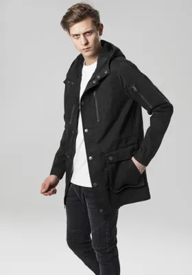 Image de Urban Classics Parka en coton noir - S