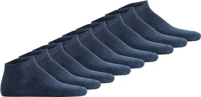 Produktbild von Hudson Uni Sneakersocken, 9er Pack - Simply, kurze Socken, einfarbig Blau 39-42