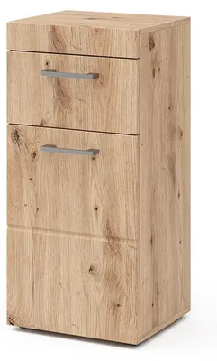 Image de Meuble salle de bain Vicco Luna Chêne Wotan 37x79cm, Model 36761