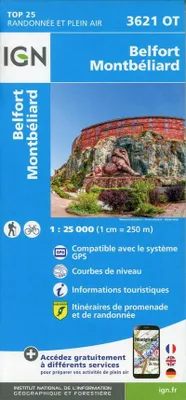 Produktbild von Belfort-Montbéliard 1:25 000