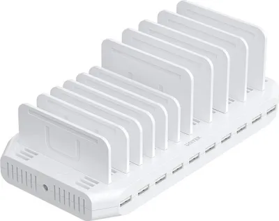 Obrázok produktu pre Unitek UNITEK CHARGING STATION 10X USB 2.4A 60W WHITE
