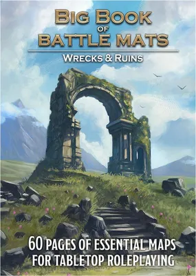 Immagine prodotto di Big Book of Battle Mats Wilds, Wrecks & Ruins