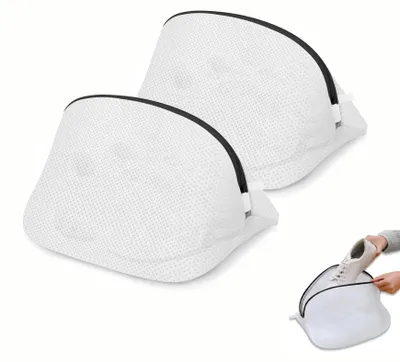 Schuhwaschtasche 2er Set – Netz-Waschbeutel für Waschmaschine
