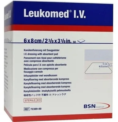 Zdjęcie produktu dla Leukomed IV 6x8cm biały (50 szt.)