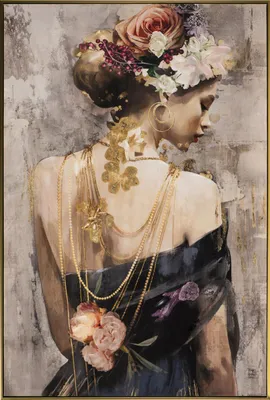 Produktbild von ArtUniverse Leinwandbild Zarte Schönheit I 80 x 120 cm