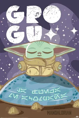 Produktbild von Pyramid International Star Wars: The Mandalorian Poster Set Grogu Cuteness 61 x 91 cm (4)