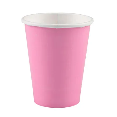 Obrázok produktu pre 8 ružových papierových pohárov