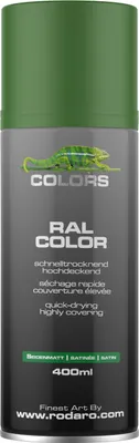 Produktbild von COLORS Sprühlack - 400ml Spraydose | RAL6002 - Laubgrün Seidenmat