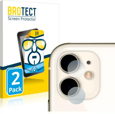 Produktbild von 2x Für Apple iPhone 11 (NUR Kameraschutz) Schutzfolie BROTECT Displayschutz Display Schutz Folie Klar Transparent