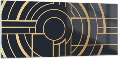 Produktbild von Bilder auf glas - Einteilig - Abstraktion Stück Modern - 120x50cm - Glasbilder - Wandbilder - Bilder - zum Aufhängen bereit - Wanddekoration aus Glas - Glas Bilder - Wandbild auf Glas - GAB120x50-4640