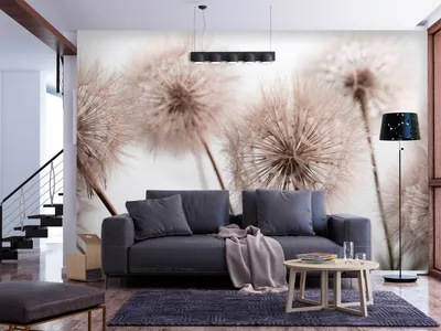 Produktbild von Vlies Fototapete Pusteblumen 400x280 cm Tapeten Wandtapete XXL Natur Botanik Pflanzen b-B-0669-a-b