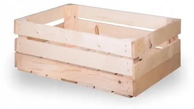 Productafbeelding van Solidchoice - Onbehandelde Houten Opbergdoos voor Creatieve Projecten