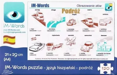 Obrázek produktu pro iM-Words Puzzle 120 španělsky - Cestování