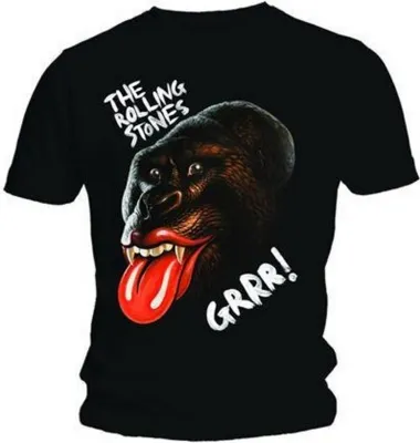 Produktbild von The Rolling Stones - "Grrr" T-Shirt für Herren/Damen Uni RO1571 (M) (Schwarz)