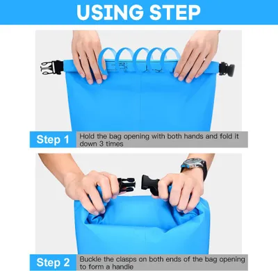 Immagine prodotto di Zaino galleggiante, impermeabile, asciutto, da 20 litri, in PVC, per rafting, pesca all'aperto con il kayak