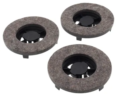 Immagine prodotto di Delonghi kit 3 spazzole feltro universali per lucidatrice Hoover Simac AEG NOTE