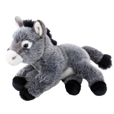 Produktbild von Esel Kuscheltier liegend grau 33 cm Uni-Toys