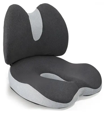 Produktbild von Sitzkissen für Bürostuhl, ergonomisches Design, Stressabbau Unterstützung, schwarz