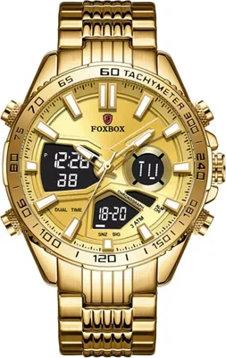 Produktbild von Uhr FOXBOX LU-34964 - Gold für Herren KP34964