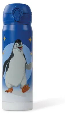 Image de AWAVE® L'école des animaux magiques Gourde 380 ml Acier inoxydable | Bleu, Yuri
