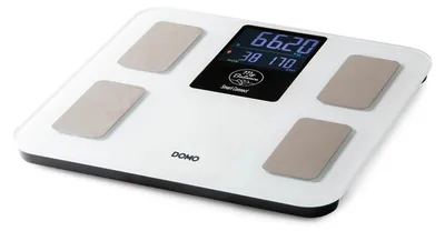 Produktbild von Domo DO9305W, Elektronische Personenwaage, 180 kg, 50 g, Weiß, LCD, Akku