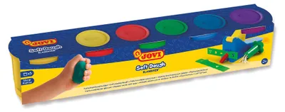 Obrázok produktu pre Jovi Soft Dough Modelling Clay Detská modelovacia hmota 5 x 110 g