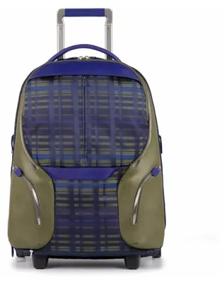 Image de Piquadro sac à dos trolley à 2 roulettes 53 cm, compartiment pour ordinateur portable