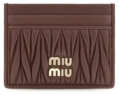 Produktbild von Miu Miu Geldboerse in Bordeaux 5MC076AFPP_F0007