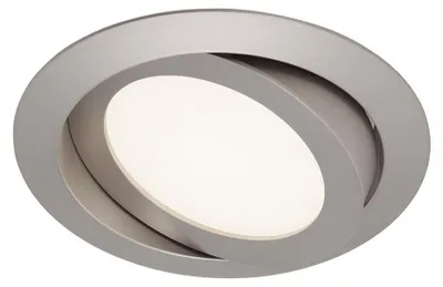 Immagine prodotto di Luce da incasso a LED, Ø 14 cm, 6,4 W, nichel opaco, Briloner Leuchten