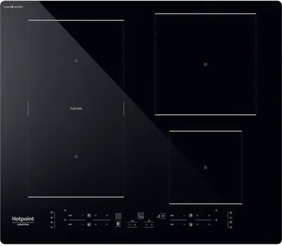 Produktbild von Hotpoint HB 4860C CPNE, Schwarz, Integriert, 59 cm, Zonen-Induktionskochfeld, Glas, 4 Zone(n)