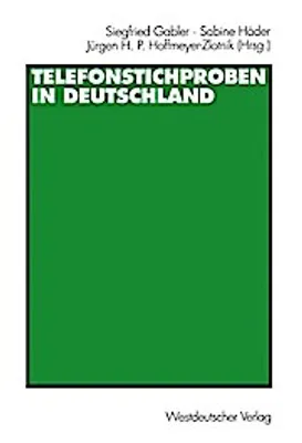 Obrázok produktu pre Telefonstichproben in Deutschland