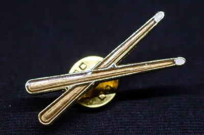 Produktbild von Drum Sticks Pin Brosche Miniblings Trommelstöcke Percussion Trommel Schlagzeug