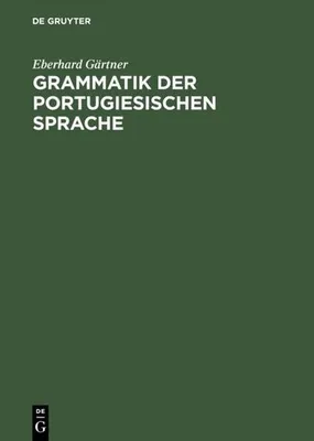 Produktbild von Grammatik der portugiesischen Sprache